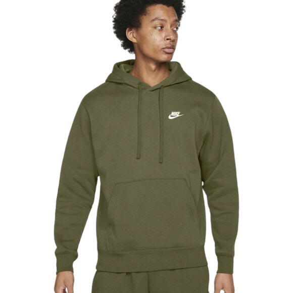 Nike Men's Club Fleece Sweatsuit Size 4XL Fall Tracksuit Olive Green/Gray NWT - Picture 4 of 9